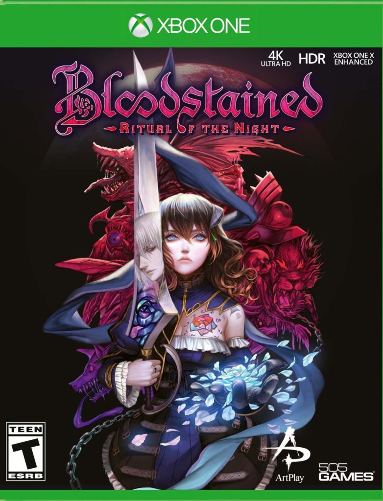 bloodstained ritual of the night box art